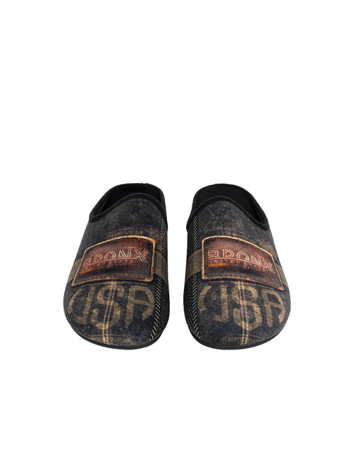 ΑΝΔΡΙΚΑ SLIPPERS EQSHOES 5556733 - Μαύρο