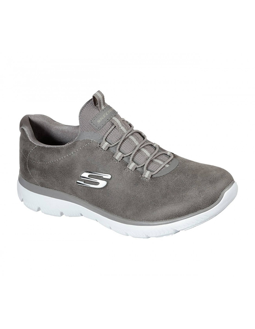 ΓΥΝΑΙΚΕΙΟ SNEAKER SKECHERS SUMMITS OH SO SMOOTH - Γκρι