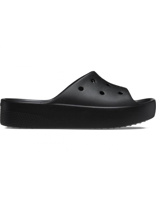 ΓΥΝΑΙΚΕΙΑ ΚΑΛΟΚΑΙΡΙΝΗ ΠΑΝΤΟΦΛΑ CROCS CLASSIC PLATFORM SLIDE - Μαύρο