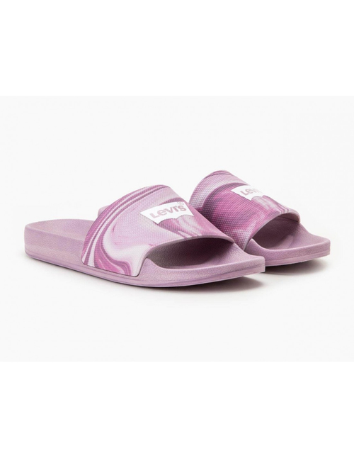 ΓΥΝΑΙΚΕΙΑ SLIDE LEVIS JUNE STAMP S - Μωβ