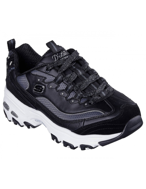 ΓΥΝΑΙΚΕΙΟ SNEAKER SKECHERS D' LITE GOLDEN CHIC - Μαύρο