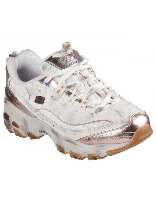 ΓΥΝΑΙΚΕΙΟ SNEAKER SKECHERS D' LITE VINTAGE VISION - Λευκό