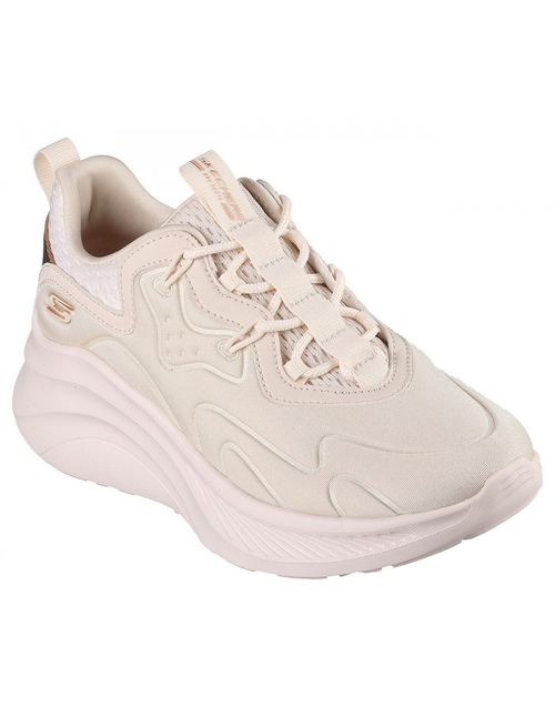 ΓΥΝΑΙΚΕΙΟ SNEAKER SKECHERS BOBS CHAOS RADIAN SHINE - Λευκό