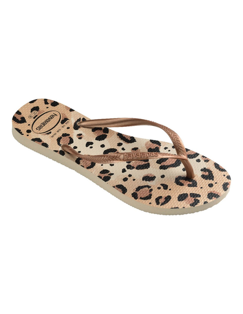 ΓΥΝΑΙΚΕΙΑ ΣΑΓΙΟΝΑΡΑ HAVAIANAS SLIM ANIMALS - Μπεζ