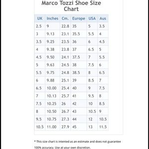 Μεγεθολόγιο MARCO TOZZI 1